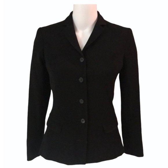 SOLD PRADA Notch-Lapel Button-Up Blazer - Picture 6 of 11